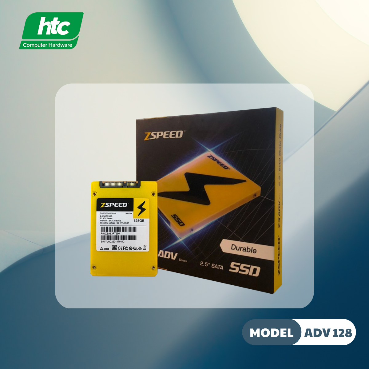 128G SSD 2.5” SATA3 ZSPEED Z3 ADV