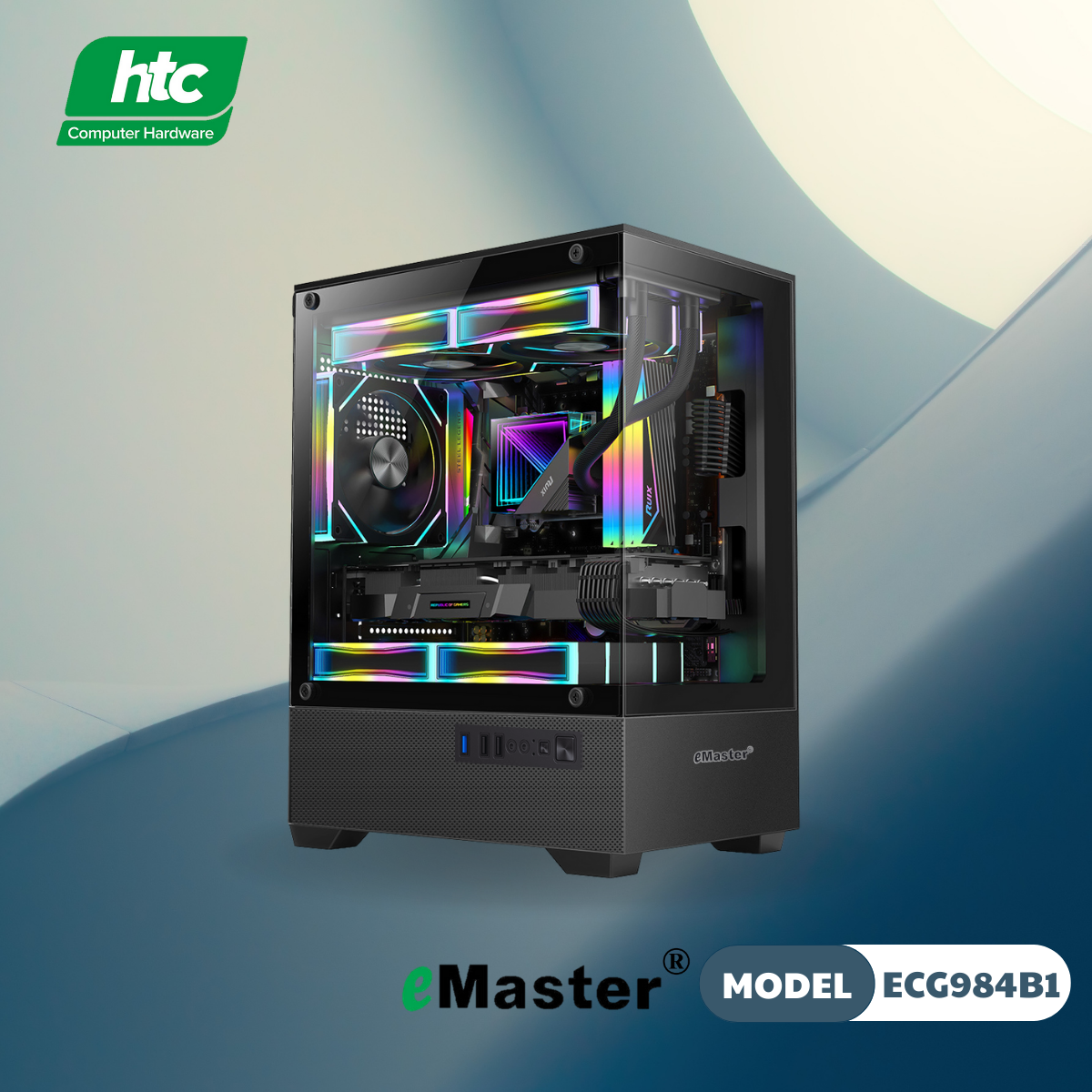 CASE GAMING EMASTER BỂ CÁ ECG984B1