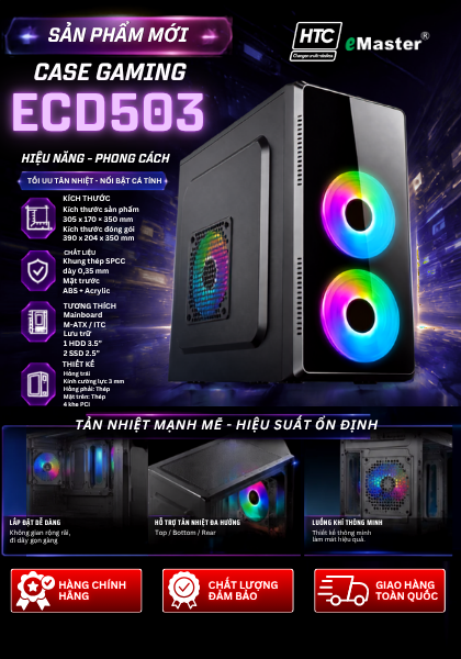 CASE EMASTER ECD503 - Ảnh 2
