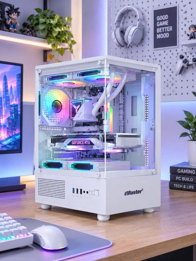 CASE GAMING EMASTER BỂ CÁ ECG984W - Ảnh 2